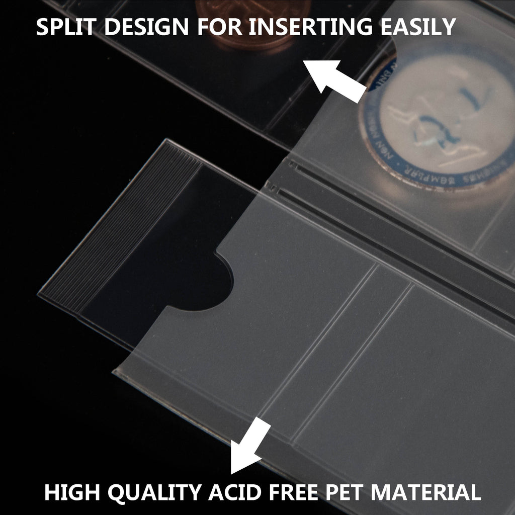 Double Layer Coin Pages - 60 Pockets - PVC Isolated - CS401504