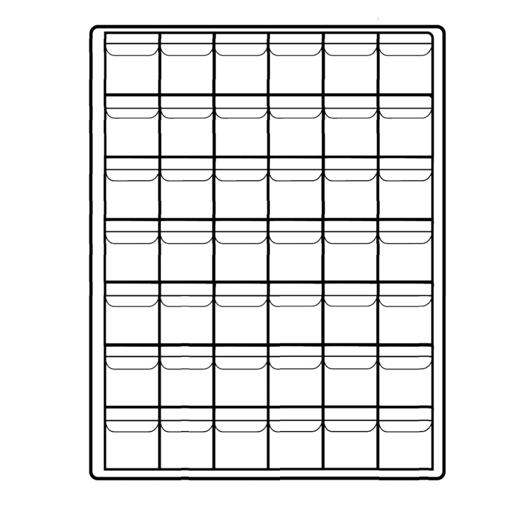 Large Coin Albums - Black Cover - 420 Pockets - CS0242BK
