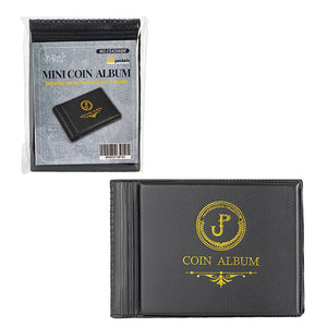 Mini Coin Albums- Black Cover - 60 Pockets - CS4206BK