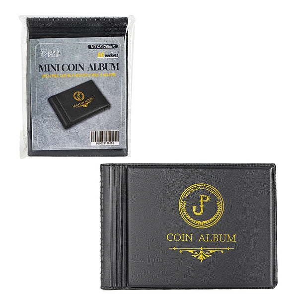 Mini Size Album for Coin Collecting 60 pockets CS4206BK – UnclePaul