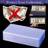 Banknote Topload Holder - 80 Pack - 173 X 75 MM [ 6.8 X 2.9 INCH ] - PN03L80