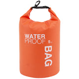 Boat Dry Bags - Orange 5L Waterproof Bag for Drifting Boating Kayaking Fishing Rafting Swimming Camping Canoeing Surfing 5 litres
