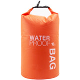 Boat Dry Bags - Orange 10L Waterproof Bag for Drifting Boating Kayaking Fishing Rafting Swimming Camping Canoeing Surfing 10 litres