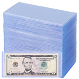 Banknote Topload Holder - 100 Pack - 173 X 75 MM [ 6.8 X 2.9 INCH ] - PN03L100