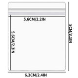 Universal Ziplock Bags - 70 PCS 2 x 2 in Self Seal Clear PVC Pockets