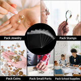 Universal Ziplock Bags - 70 PCS 2 x 2 in Self Seal Clear PVC Pockets