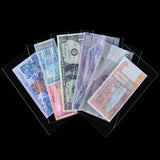 Currency Sleeves with Case - 173 x 83 MM [ 6.8 x 3.3 INCH ] - 200 PCS - PN04200