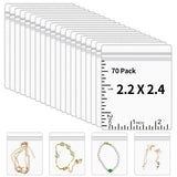 Universal Ziplock Bags - 70 PCS 2 x 2 in Self Seal Clear PVC Pockets