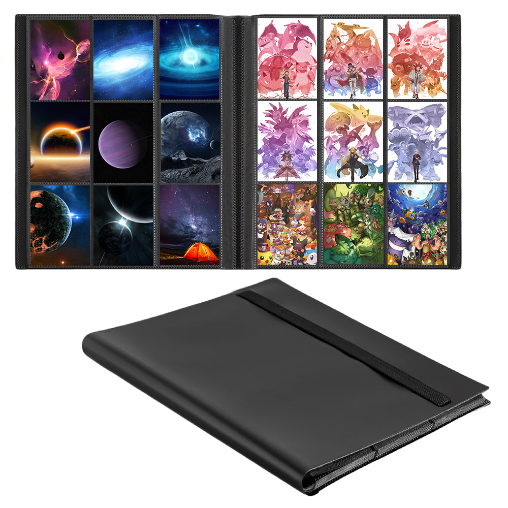 trading card album sleeves Trading Card Album, 360 Pockets, Side Loading, Black OS0720BK – UnclePaul