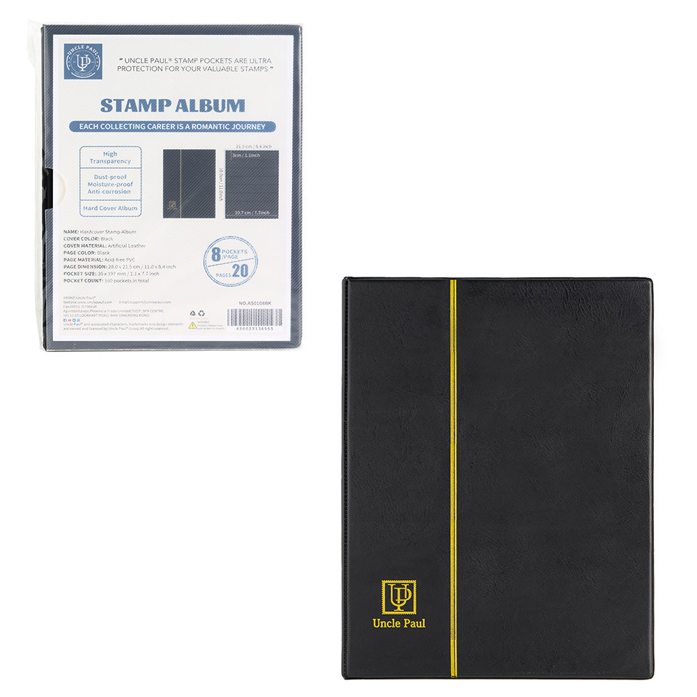 Postcard Album/Wallet with 20 Transparent Pages : Office  Products