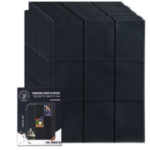 Trading Card Pages - Black Double Sided - 900 Pockets - OS0850BK