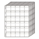 Uncle Paul 120 Pockets 10 Sheets Binding Pages | Uncle Paul Accessories for Coin Collection Supplies CS03012 Uncle Paul 120 Pockets 10 Sheets Binding Pages | Uncle Paul Accessories for Coin Collection Supplies CS03012