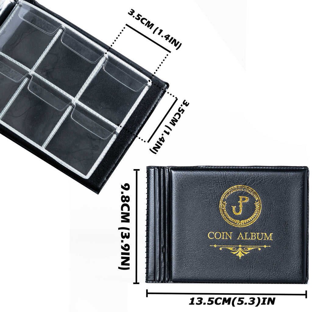 Mini Size Album for Coin Collecting 60 pockets CS4206BK – UnclePaul