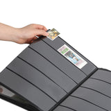 Stamp Albums - Black Cover - 100 Pockets - AS0105BK