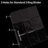 Trading Card Pages - Transparent - 675 Pockets - OS0275