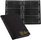 Small Coin Flip Albums - 60 Pockets - Black Cover - CS36BK