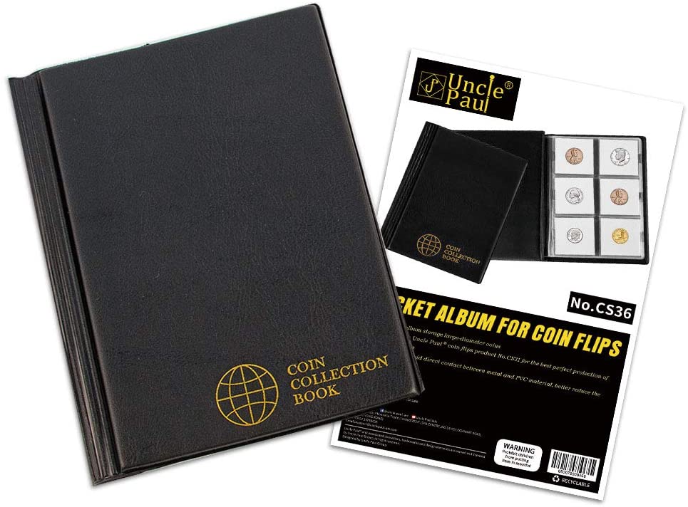 Mini Size Album for Coin Collecting 60 pockets CS4206BK – UnclePaul