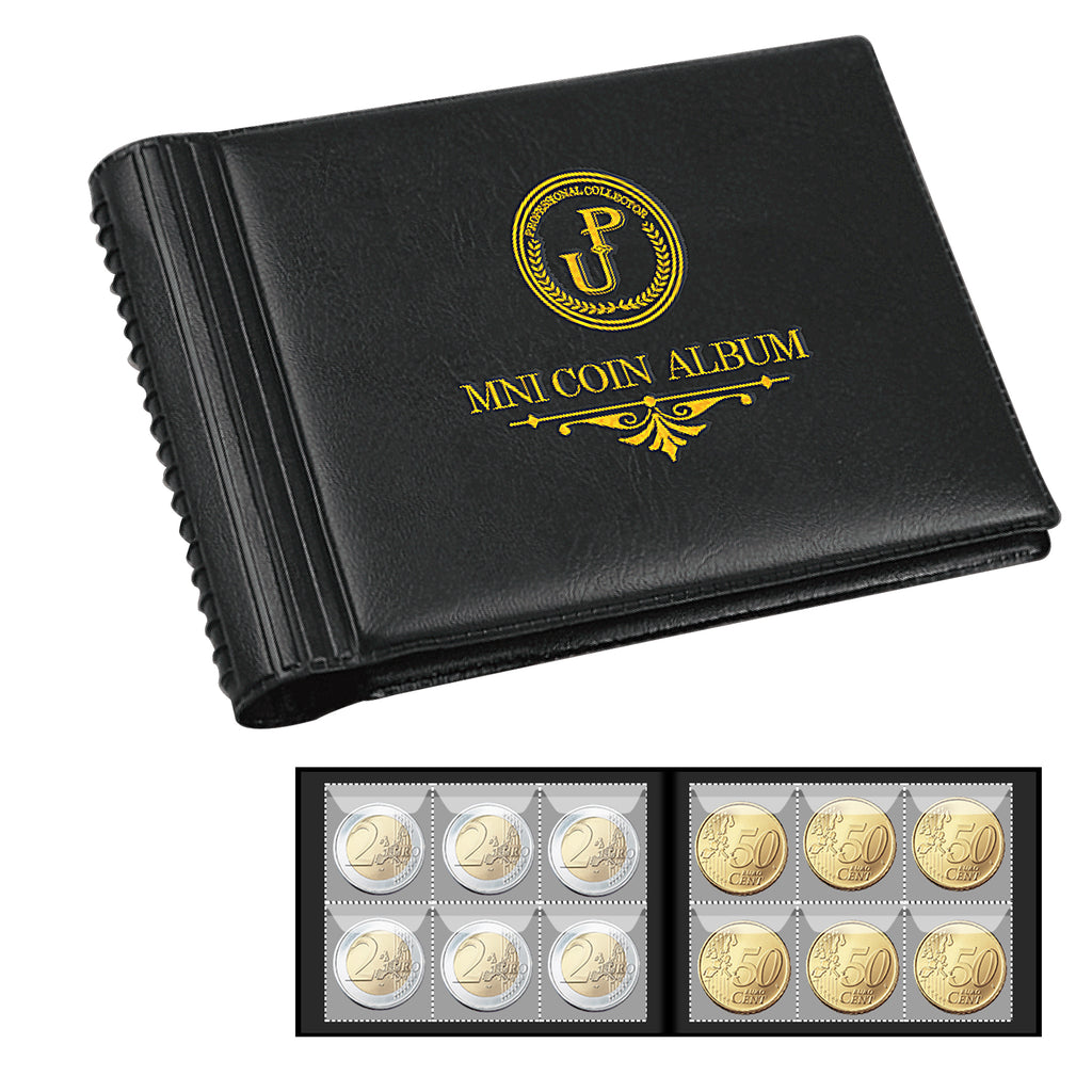  Uncle Paul Coin Album Coin Holder Coin Collection Book for Half  Dollar/Small Dollar/50 Pence/Two pounds 60 Pockets CS3706 : Everything Else