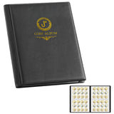 Album tascabili per la raccolta di monete - PVC isolato 240 tasche - Copertina nera - CS5024BK