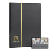 Stamp Albums - Black Cover - 100 Pockets - AS0105BK