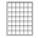 Large Coin Albums - Black Cover - 420 Pockets - CS0242BK