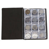 Small Coin Album - Black Cover - 120 Pockets - CS3712BK