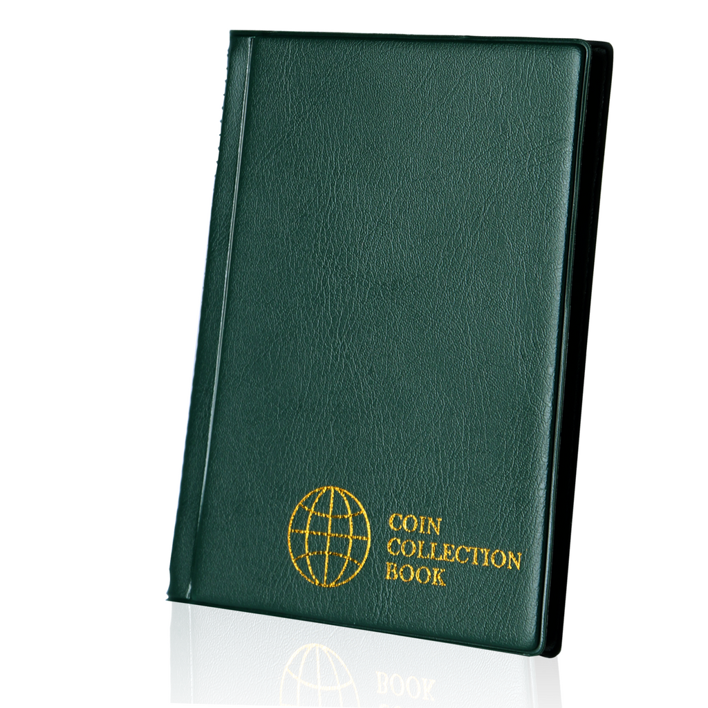 Small Coin Albums - Green Cover - 60 Pockets - CS0106GR