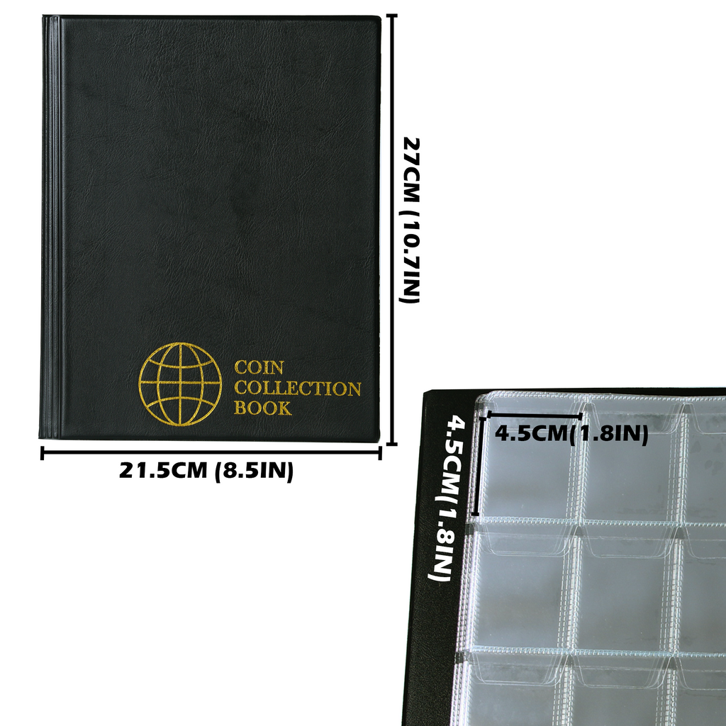 Coin Flip Pages, 200 Pockets, 3-Ring & 4-Ring Binders, CS38 – UnclePaul