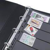 Stamp Pages - Black Double Sided - 156 Pockets in 4 Sizes - IS01MX112