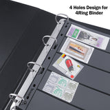 Stamp Pages - Black Double Sided - 156 Pockets in 4 Sizes - IS01MX112