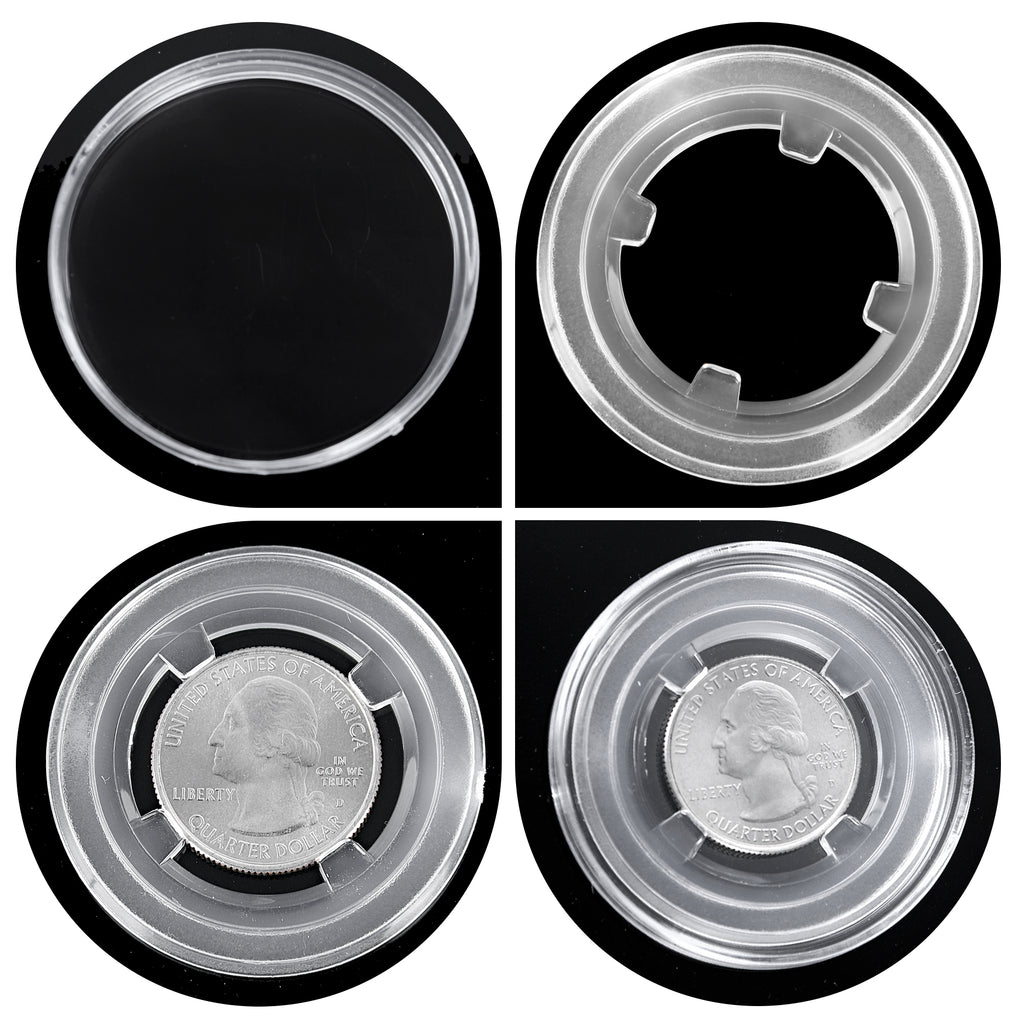 Coin Machine Capsules Professional Coin Capsules with Floating Gaskets Set JC0124506 – UnclePaul