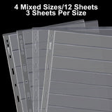 Stamp Pages - Transparent Page - 78 Pockets in 4 Sizes - IS02MX112