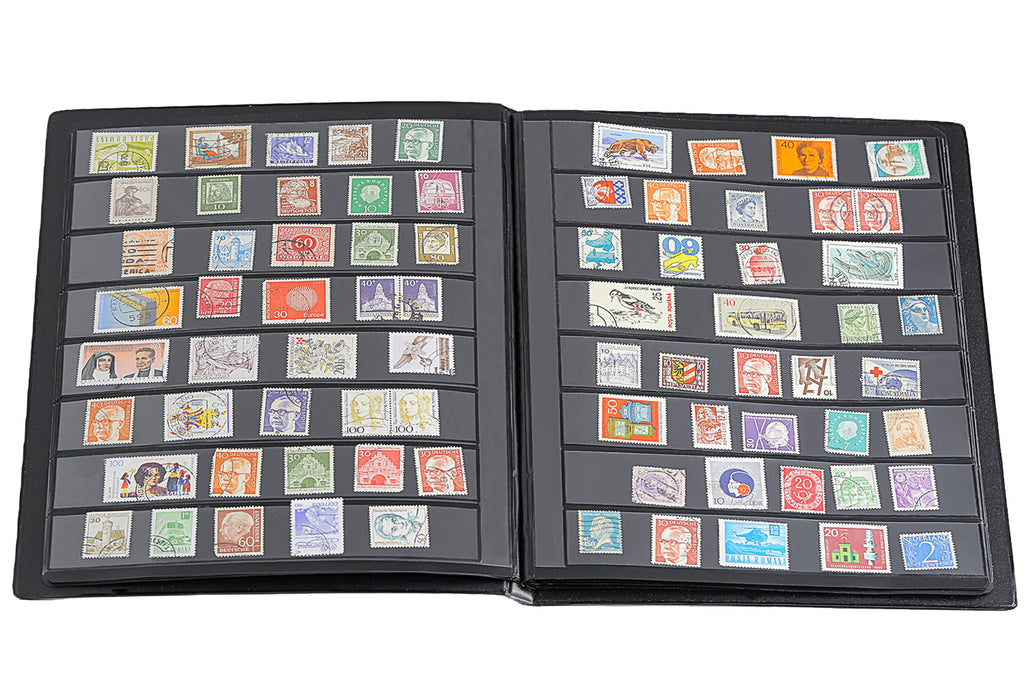 Stamp Albums - Black Cover - 160 Pockets - AS0108BK – UnclePaul